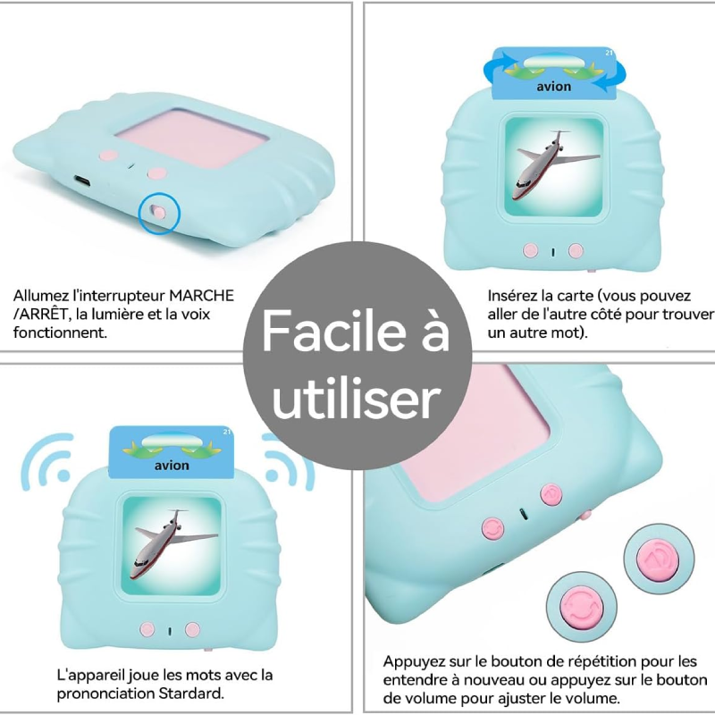 Carte Montessori Parlante : Développe le Langage en Français