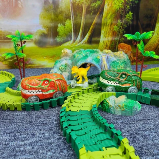 Circuit Dinosaure de Voiture Électrique