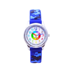 Montre enfant pour apprendre l'heure en couleur