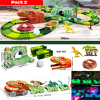 Circuit Dinosaure de Voiture Électrique