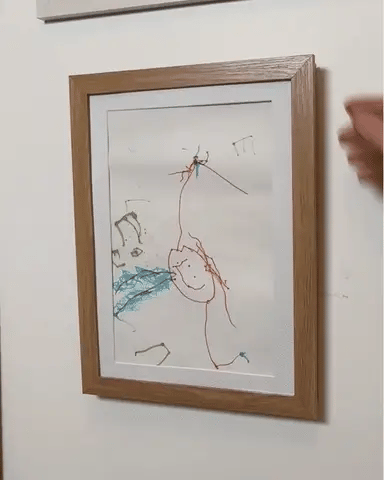 Cadre de dessins d'enfants