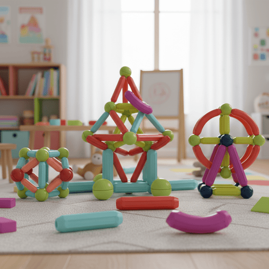 Bloc de Construction Magnétique Montessori