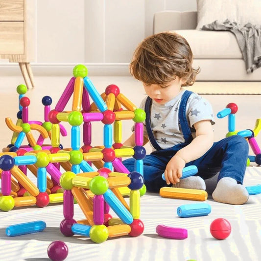 Bloc de Construction Magnétique Montessori