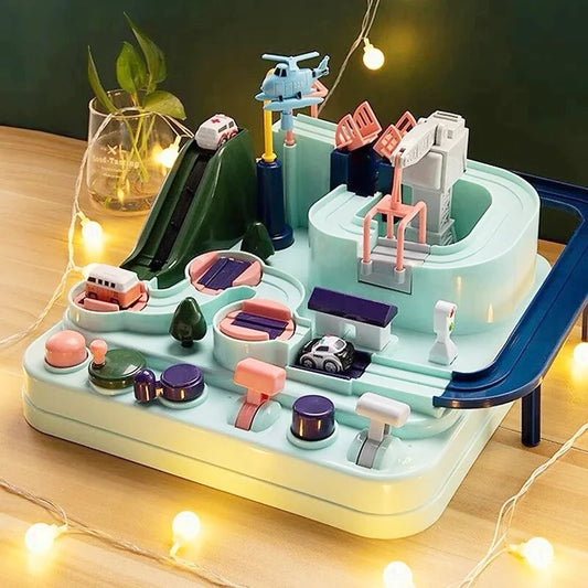 Circuit éducatif de voiture montessori