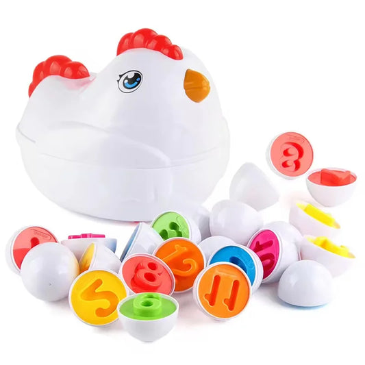 Jouet la poule et ses œufs Montessori