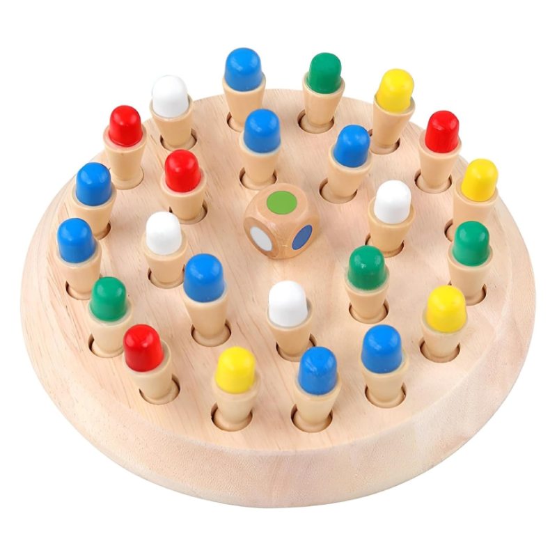 Jeu De Mémoire En Bois Montessori