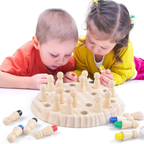 Jeu De Mémoire En Bois Montessori