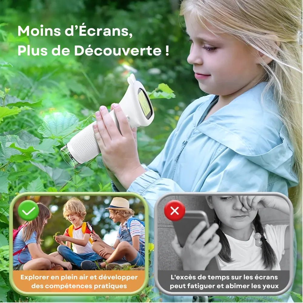 Microscope numérique portable pour enfant