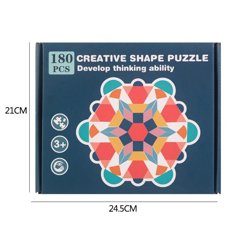 Puzzle En Forme Géométrique - Tangram Montessori